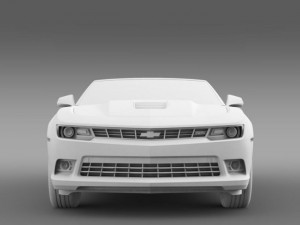 chevrolet camaro ss convertible 2014 3D 模型