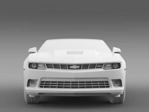 chevrolet camaro ss convertible 2014 3D Model