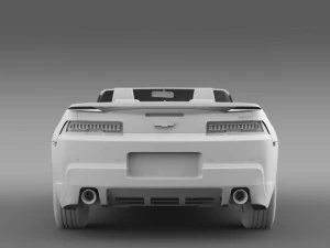 chevrolet camaro ss convertible 2014 3D Model