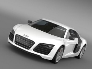 audi r8 2013 3D Model