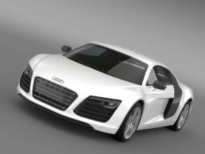 Audi R8 2013 3D Modell