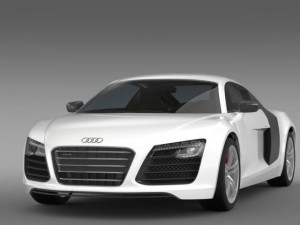 audi r8 2013 Modello 3D