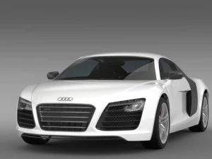 audi r8 2013 3D Model