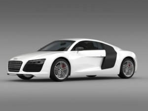 audi r8 2013 Modello 3D