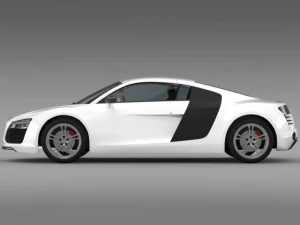audi r8 2013 3D Model