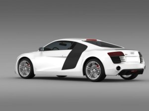 audi r8 2013 Modello 3D