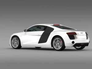 audi r8 2013 3D Model