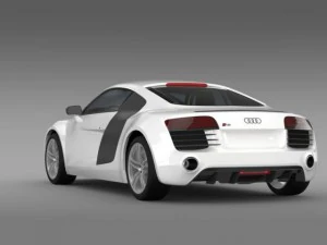 audi r8 2013 3D Model