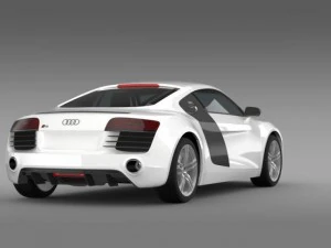 audi r8 2013 3D Model