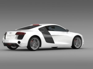 audi r8 2013 Modello 3D