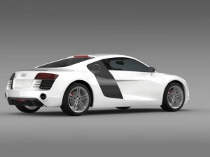 audi r8 2013 3D Model