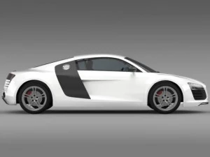audi r8 2013 3D Model