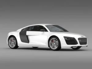 audi r8 2013 3D Model