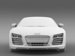 audi r8 2013 Modello 3D