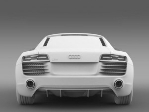 audi r8 2013 Modello 3D