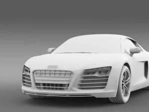 audi r8 2013 3D Model