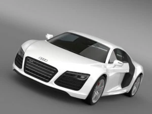 audi r8 v10 2013 3D Model