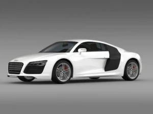 audi r8 v10 2013 3D Model