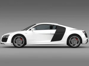 audi r8 v10 2013 3D Model