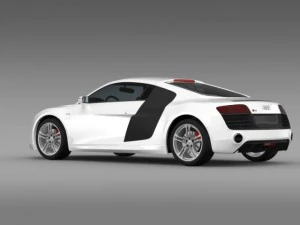 audi r8 v10 2013 3D Model
