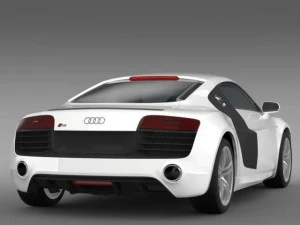 audi r8 v10 2013 3D Model