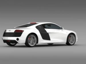 audi r8 v10 2013 3D Model