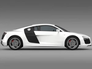 audi r8 v10 2013 3D Model