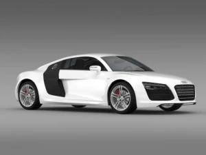 audi r8 v10 2013 3D Model