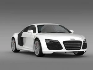 audi r8 v10 2013 3D Model