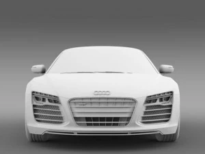 audi r8 v10 2013 3D Model