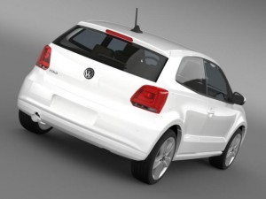 volkswagen polo 3d 20092013 3D Model
