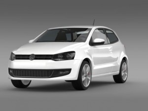 volkswagen polo 3d 20092013 3D Model