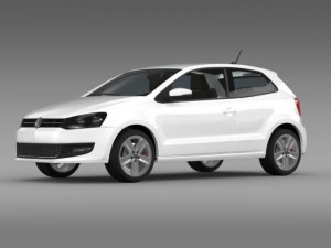 volkswagen polo 3d 20092013 3D Model