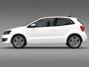 volkswagen polo 3d 20092013 3D Model