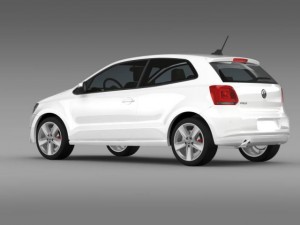 volkswagen polo 3d 20092013 3D Model