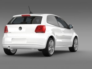 volkswagen polo 3d 20092013 3D Model