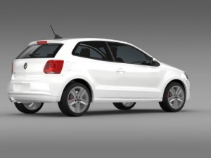 volkswagen polo 3d 20092013 3D Model