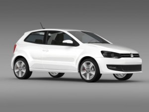 volkswagen polo 3d 20092013 3D Model