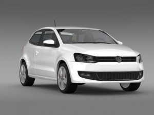 volkswagen polo 3d 20092013 3D Model