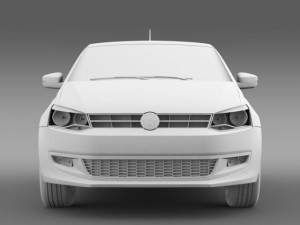 volkswagen polo 3d 20092013 3D Model