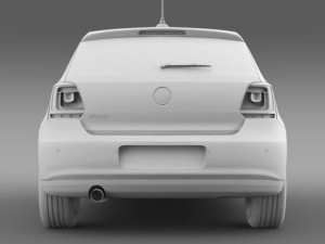 volkswagen polo 3d 20092013 3D Model