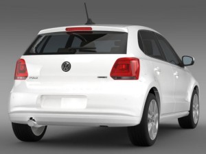 volkswagen polo bifuel 5d 20102013 3D Model