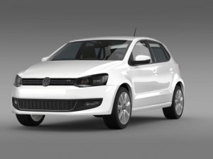 volkswagen polo gt 2013 3D Model