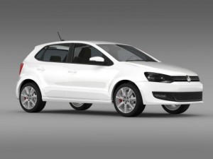 volkswagen polo gt 2013 3D Model