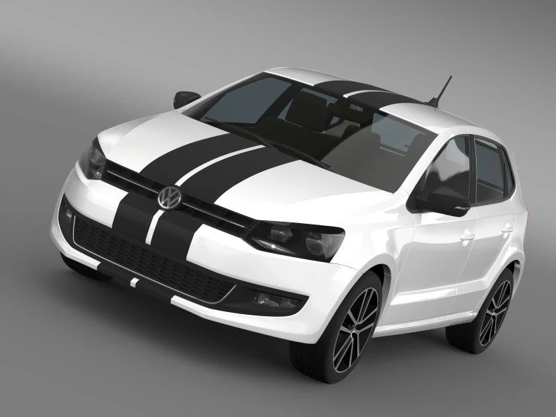 volkswagen polo worthersee 3D Model .c4d .max .obj .3ds .fbx .stl .blend 
