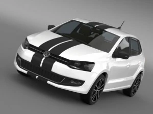 フォルクスワーゲン ポロ ワーッラーゼー 3Dモデル