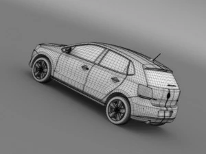 volkswagen polo worthersee 3D Model