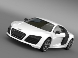 audi r8 e tronprototype 2013 3D 模型