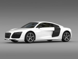 audi r8 e tronprototype 2013 3D मॉडल