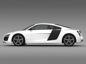 audi r8 e tronprototype 2013 3D मॉडल